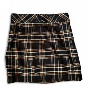 BP Plaid Black and Brown Women's Skirt size small